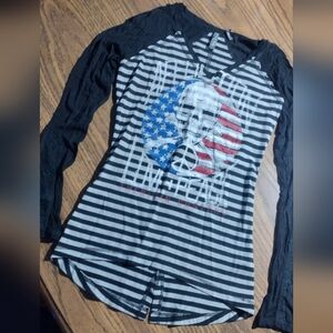 NWT Rare Affliction Black Premium Top
